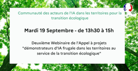 Webinaire AAP démonstrateurs d'IA frugale dans les territoires