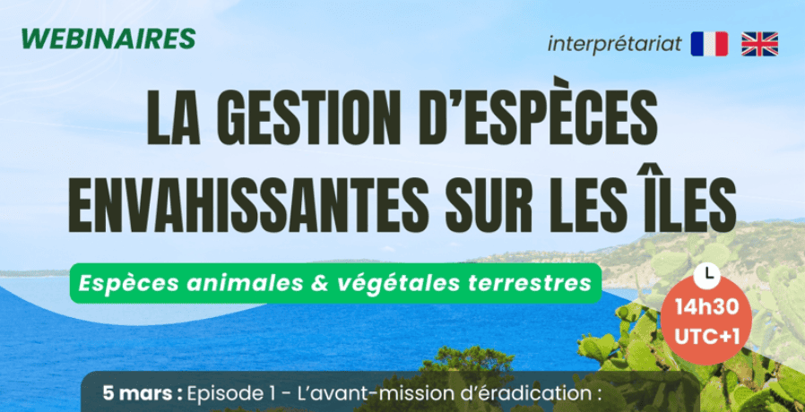 Webinaires Gestion des espèces envahissantes sur les îles SITE